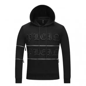 sweat a capuche philipp plein homme two zipper